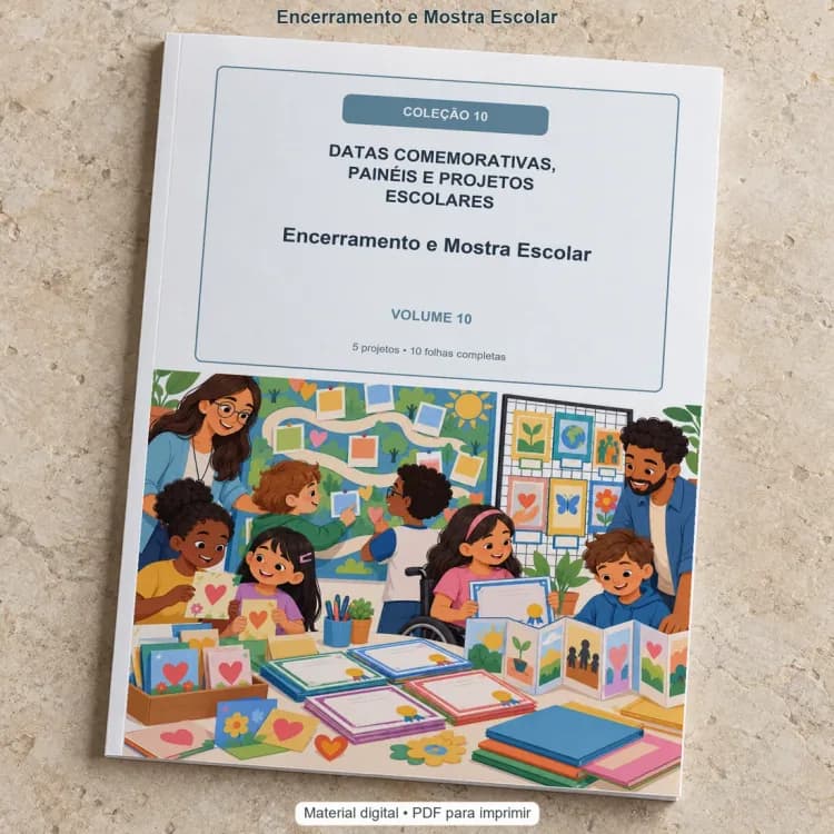 Capa de Encerramento e Mostra Escolar
