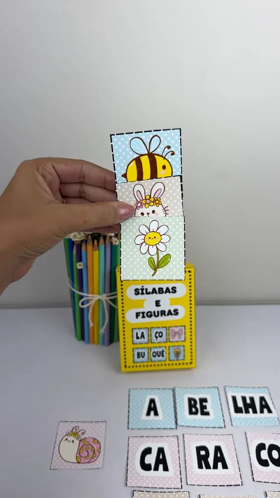 Página de prévia 2 de Formação de Palavras: Sílabas e Figuras (Bônus)