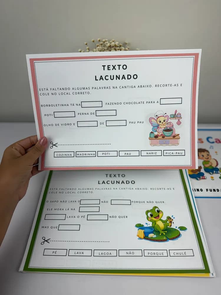 Página de prévia 1 de Textos Lacunados com Cantigas